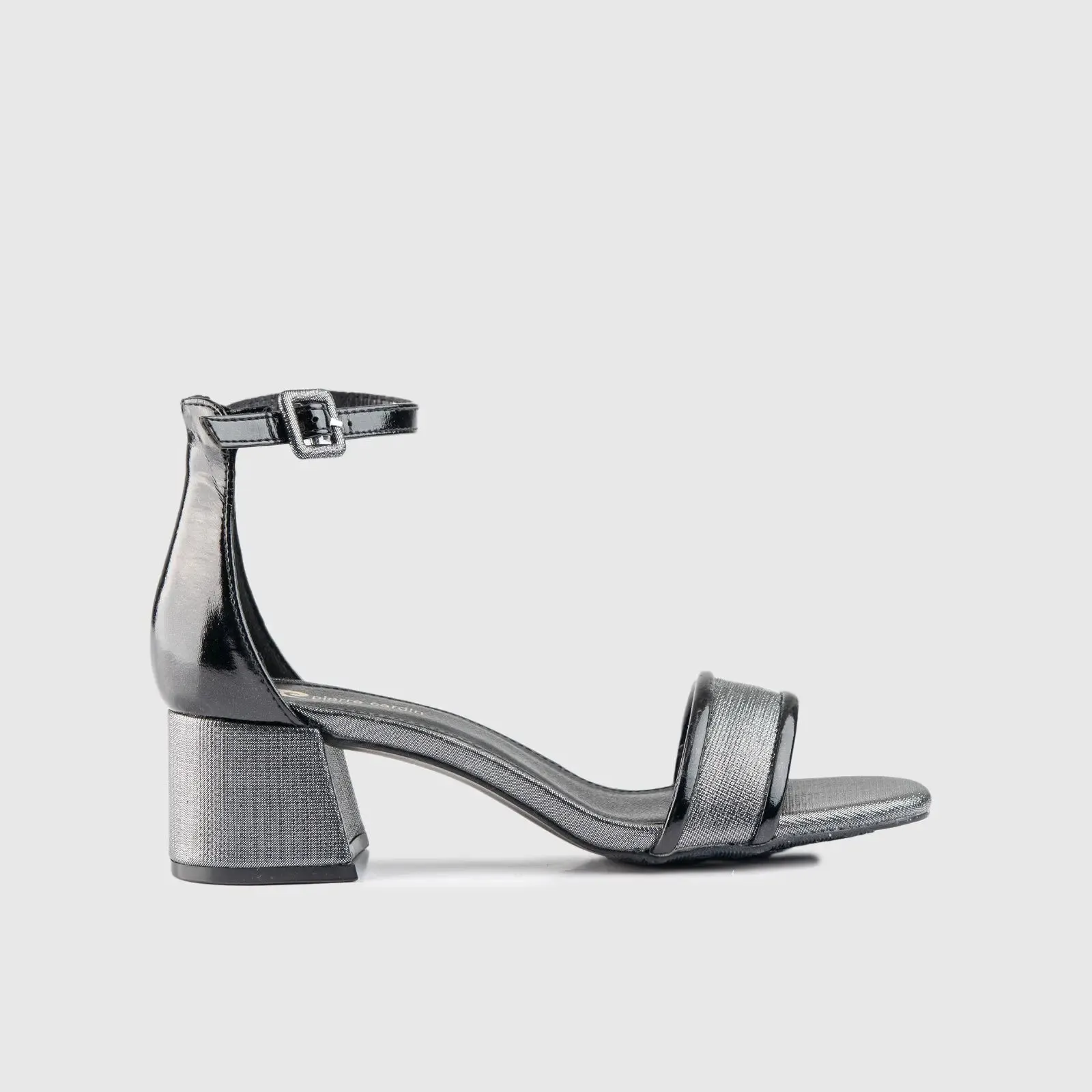 Block Heel Sandal Black 10529