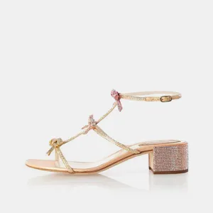 Daphne Butterfly Rhinestone Sandals