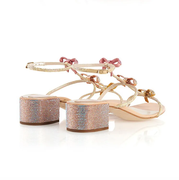 Daphne Butterfly Rhinestone Sandals