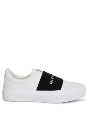 Elastic band white sneakers by Givenchy