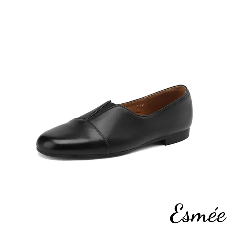 Extra Soft Leather Round Toe Loafers