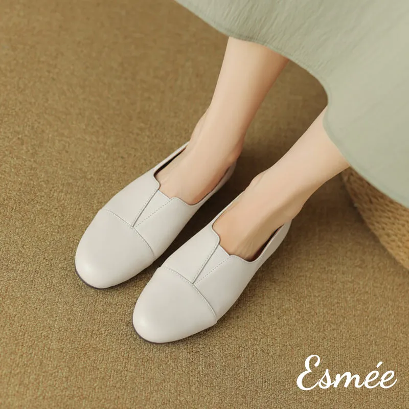 Extra Soft Leather Round Toe Loafers