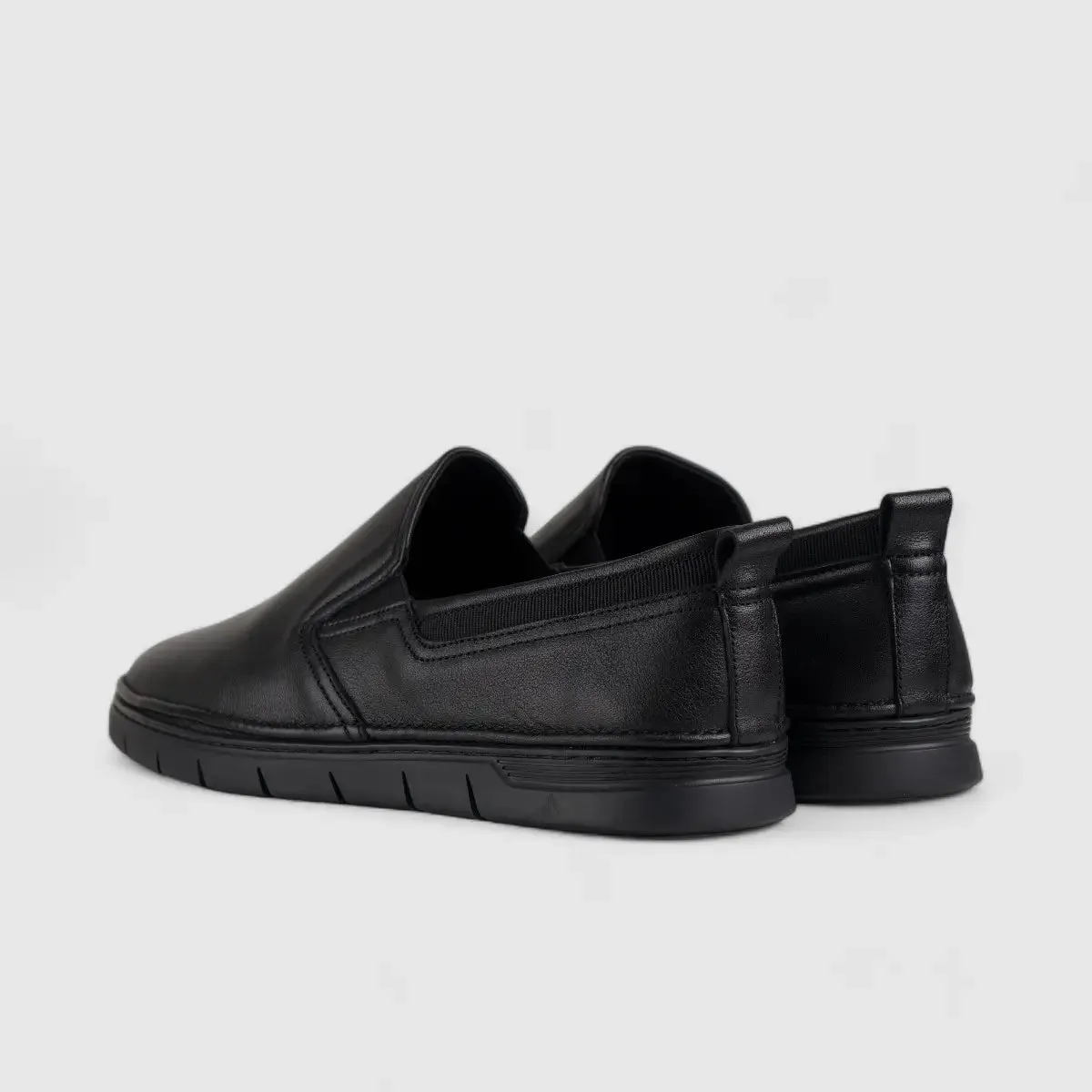 Formales Leather Loafers Black JB852208