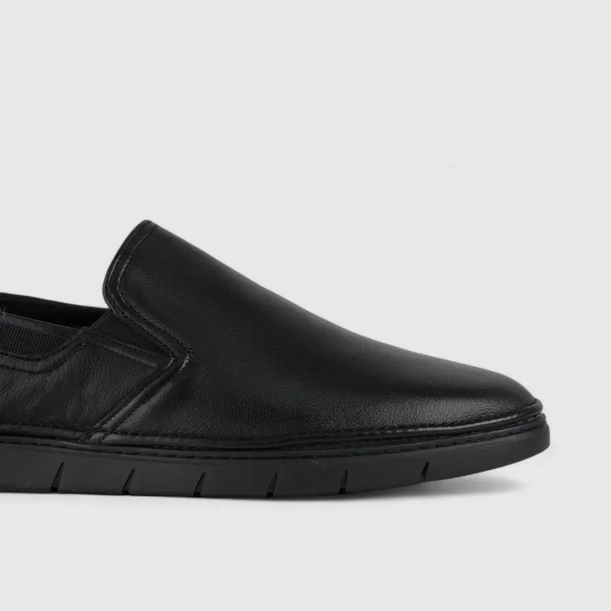 Formales Leather Loafers Black JB852208