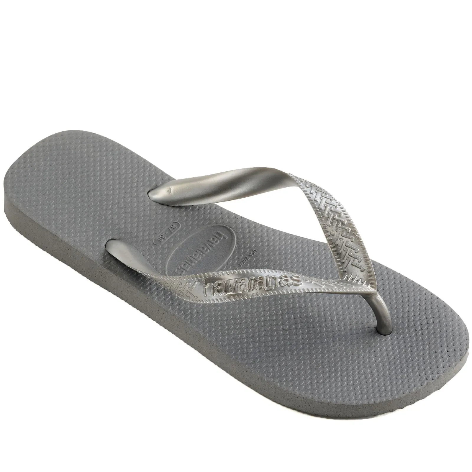 Havaianas Womens Top Tiras Metallic Flip Flops