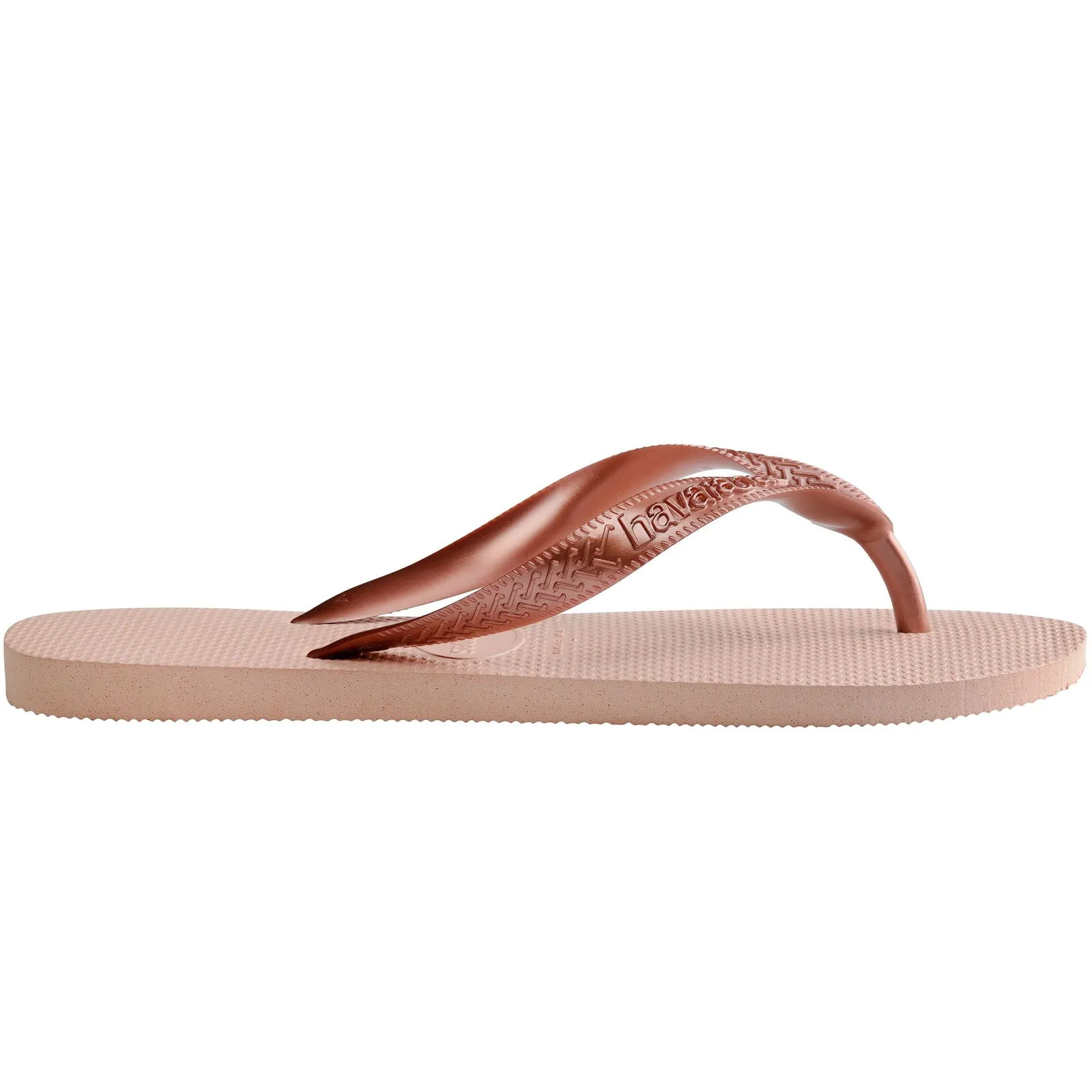 Havaianas Womens Top Tiras Metallic Flip Flops