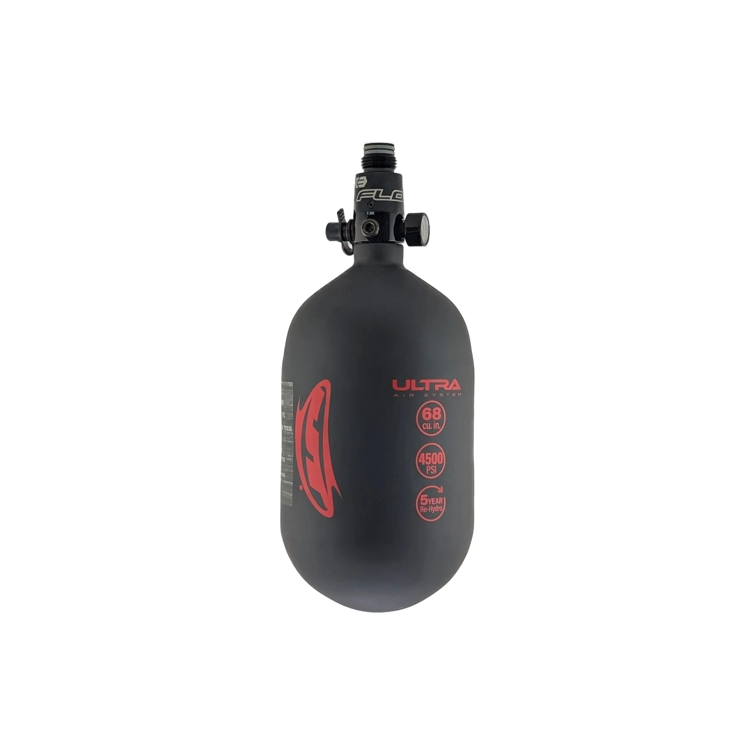 JT Ultra Light 68ci Tank Red Label w/ Empire FLO Basic Regulator