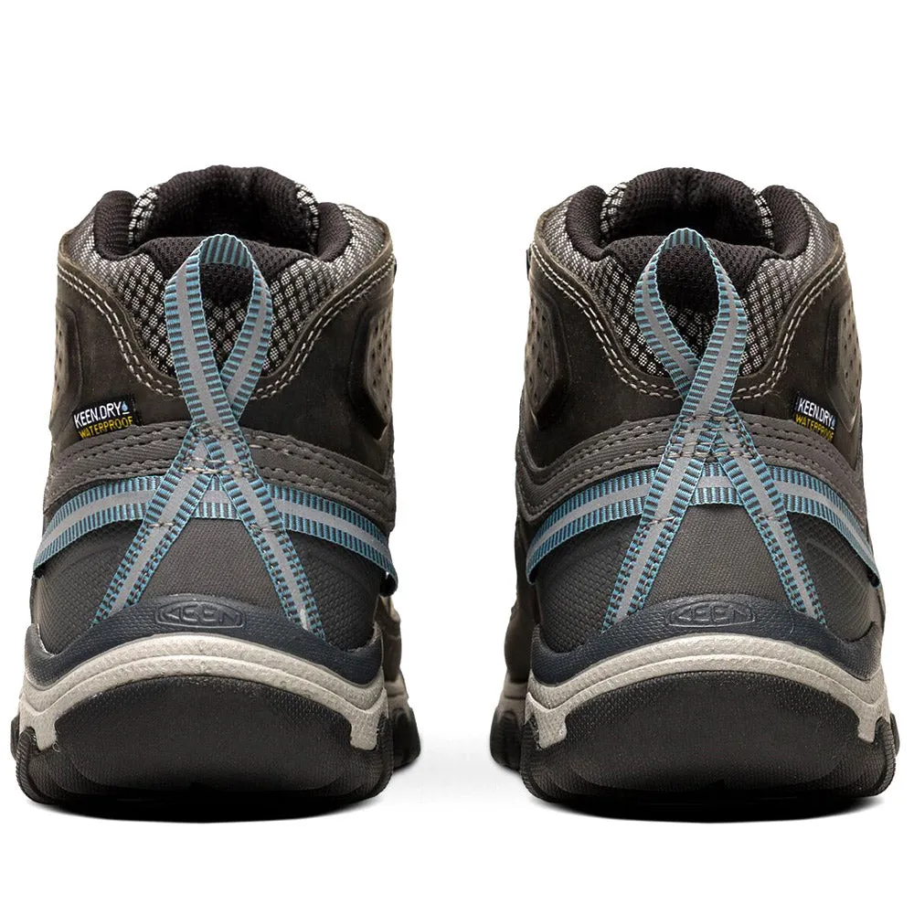 KEEN TARGHEE III MID WATERPROOF MAGNET/ATLANTIC BLUE - WOMENS