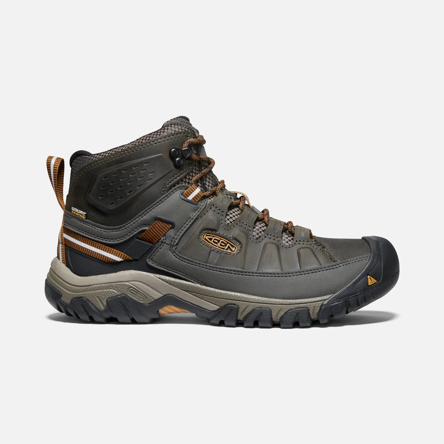 Keen Targhee III Mid WP Mens Black Olive Golden Brown
