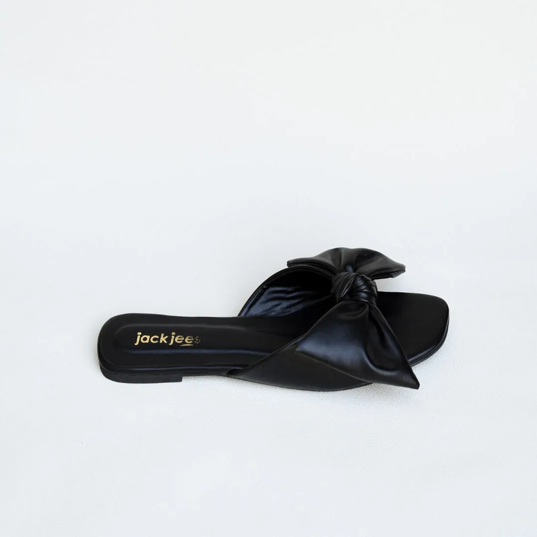 Knot bow Flats Black