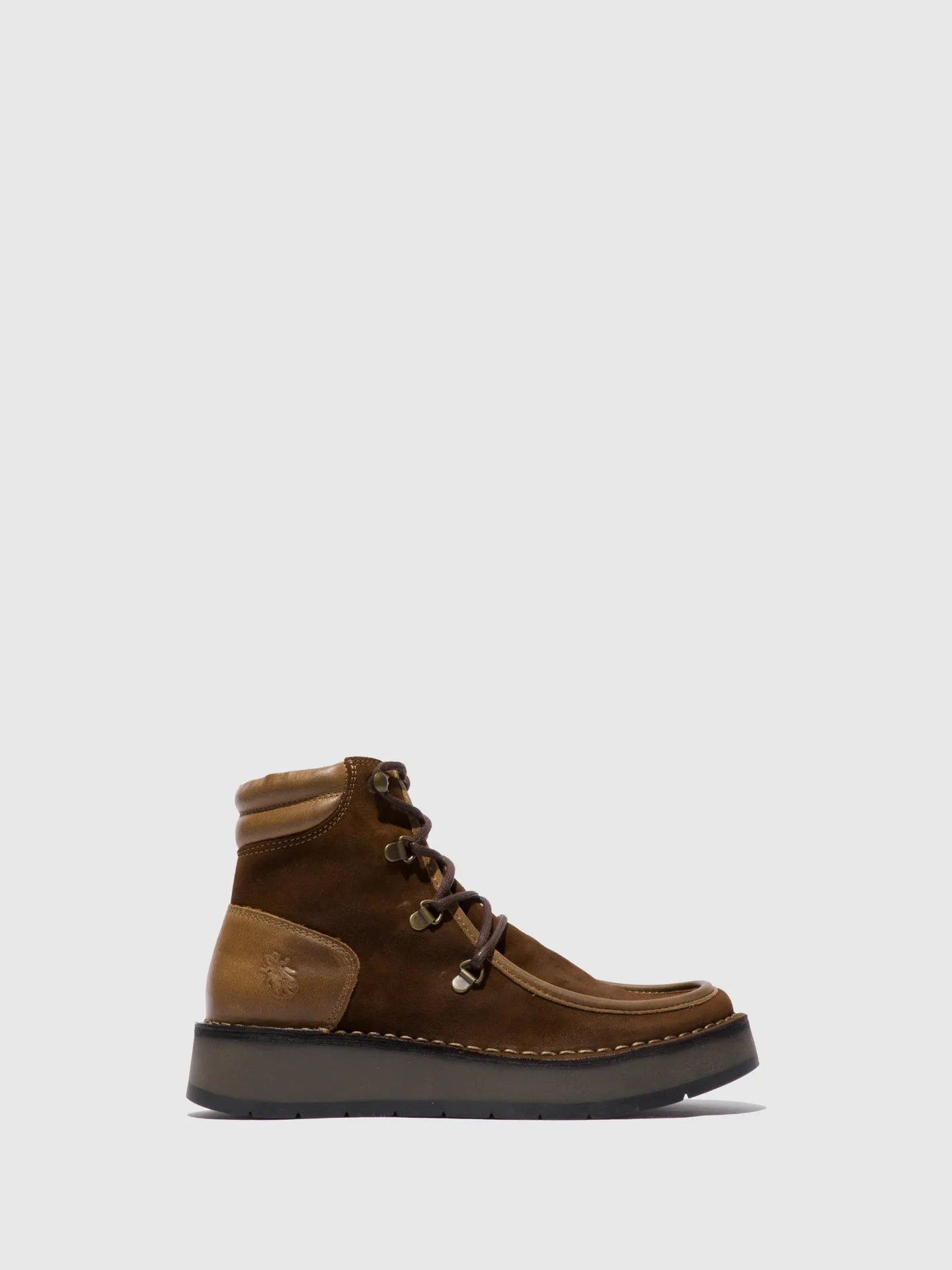 Lace-up Ankle Boots ROXA067FLY OILSUEDE/RUG CAMEL