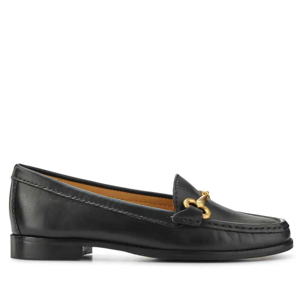 Lorella Leather Heeled Loafers - LORELLA / 327 456