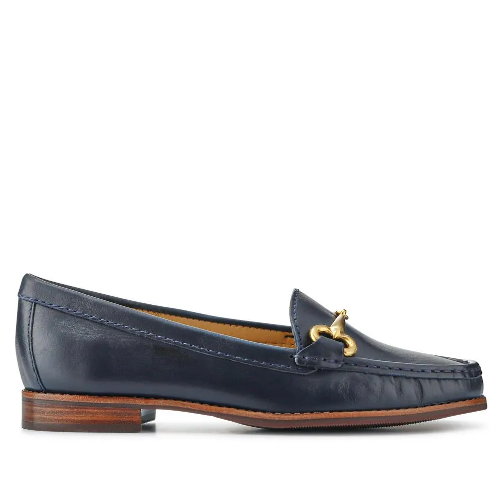 Lorella Leather Heeled Loafers - LORELLA / 327 456