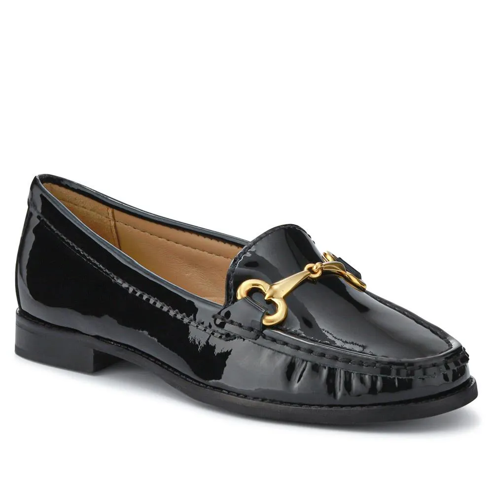 Lorella Leather Heeled Loafers - LORELLA / 327 456