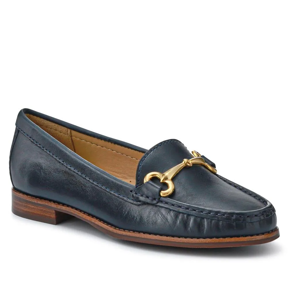 Lorella Leather Heeled Loafers - LORELLA / 327 456