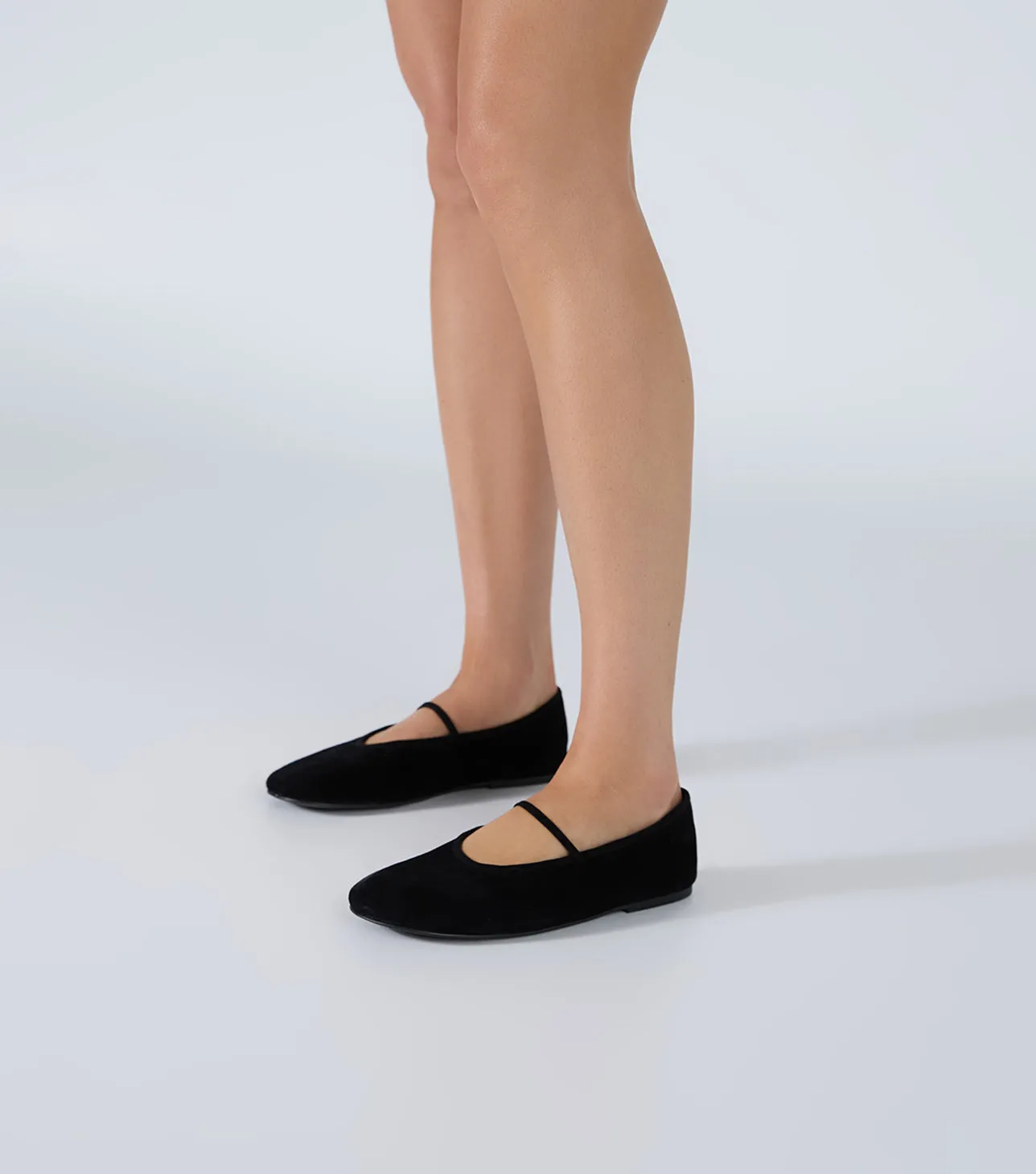 Martinez Black Suede