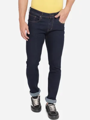 Mood Indigo Blue Washed Narrow Fit Jeans | Greenfibre