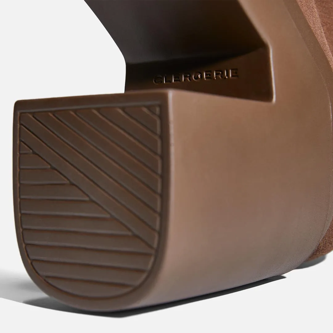 NINA, suede brown || OUTLET