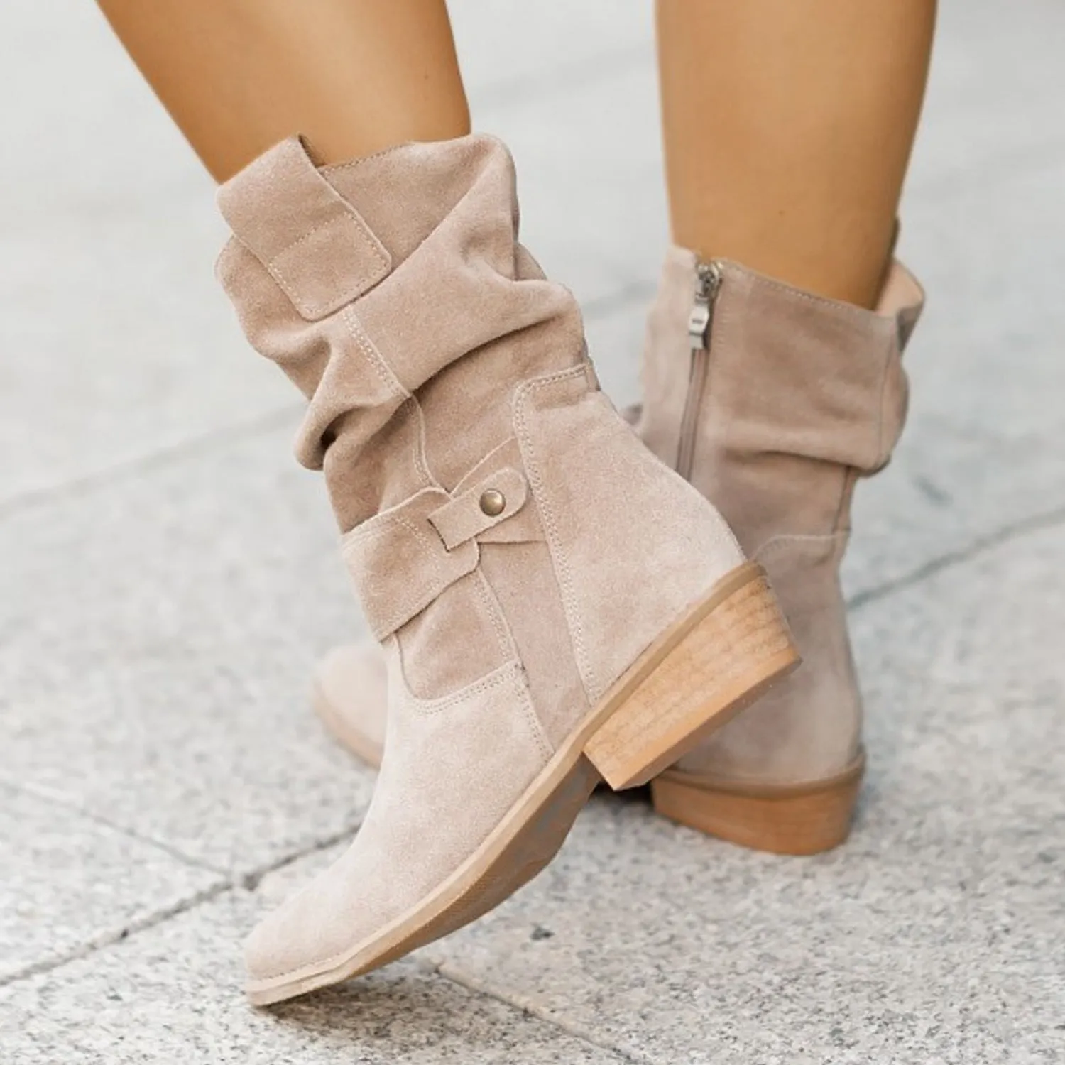 Regina | Stylish Suede Boots