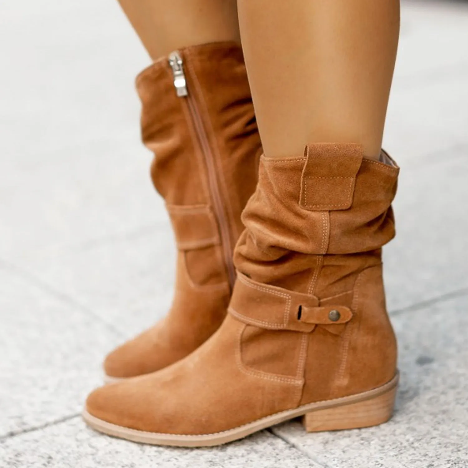 Regina | Stylish Suede Boots