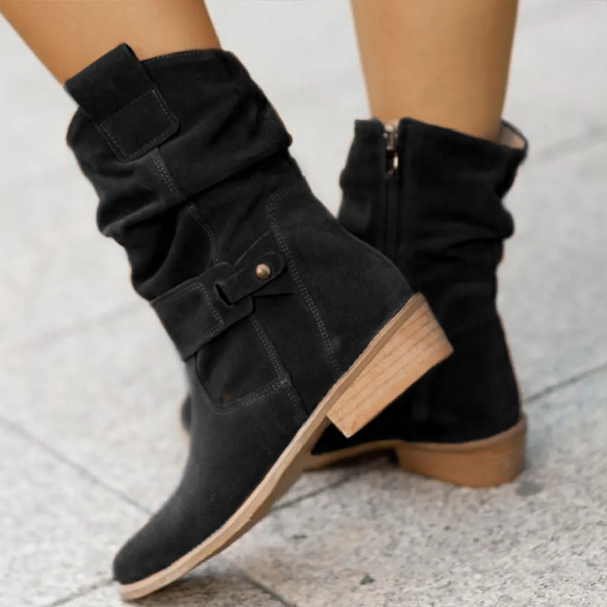 Regina | Stylish Suede Boots