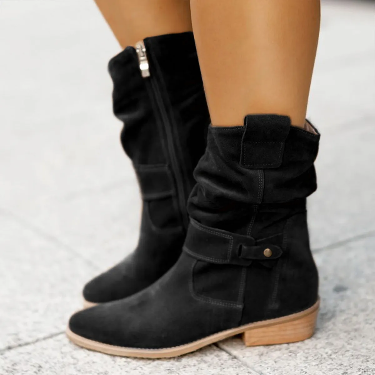 Regina | Stylish Suede Boots