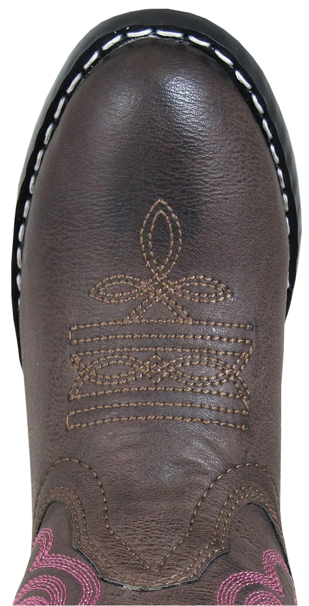 Smoky Mountain Boots Children Unisex Monterey Brown Faux Leather Pink 13.5 D