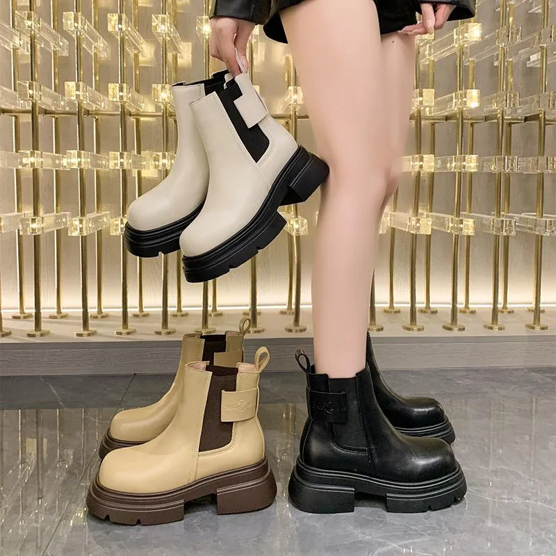Stylish Vintage Chimney Boots