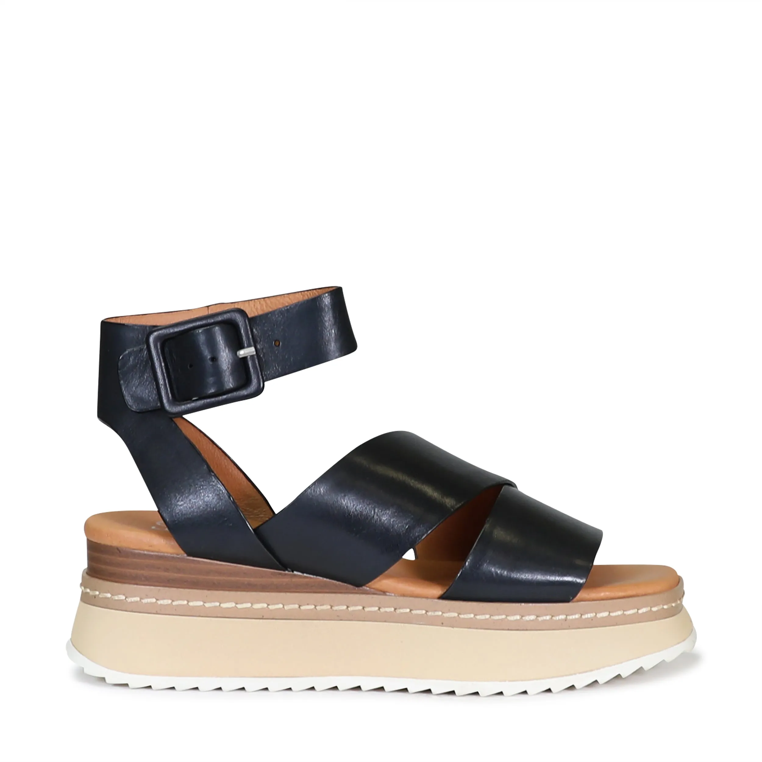 TONALITY LEATHER PLATFORM SANDAL