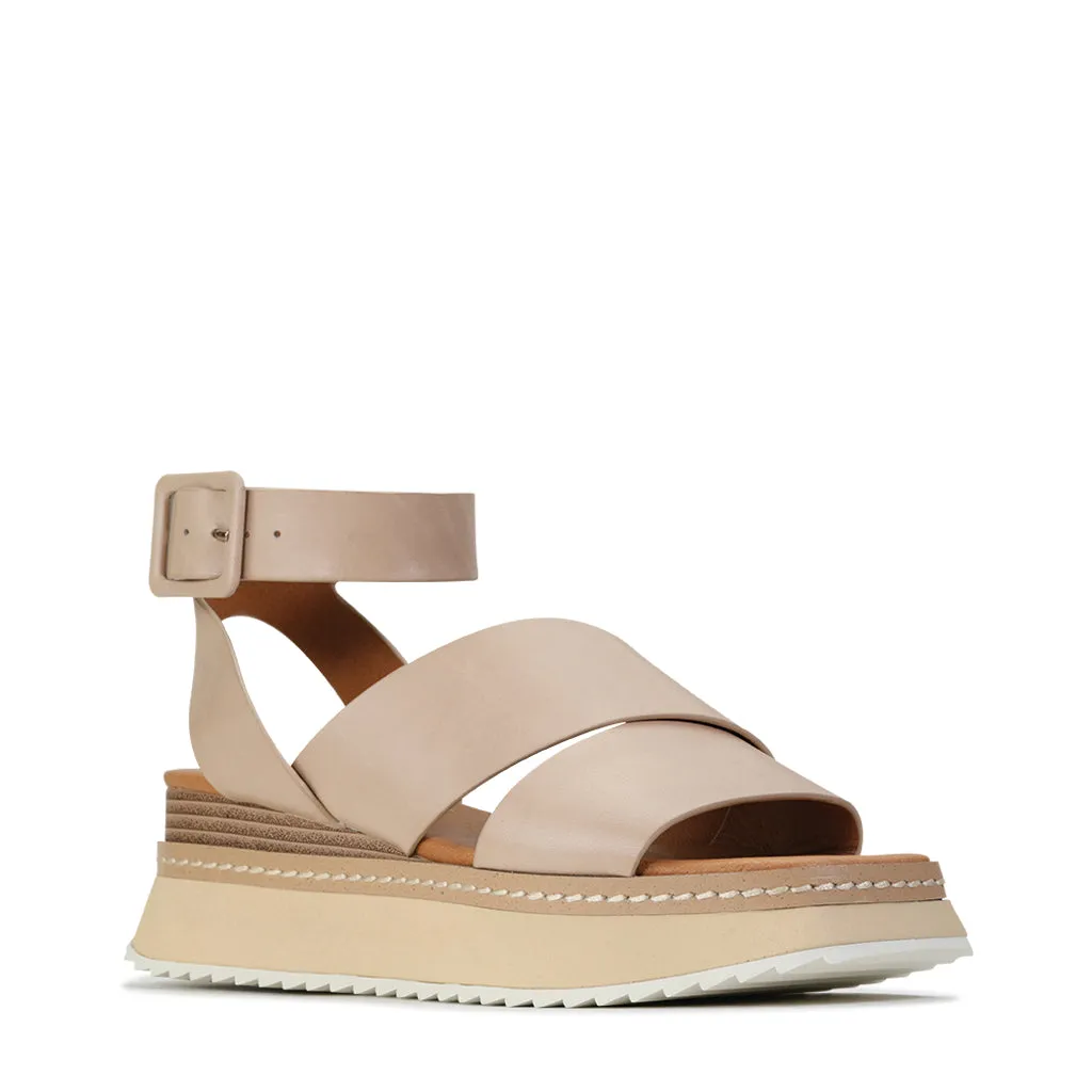 TONALITY LEATHER PLATFORM SANDAL