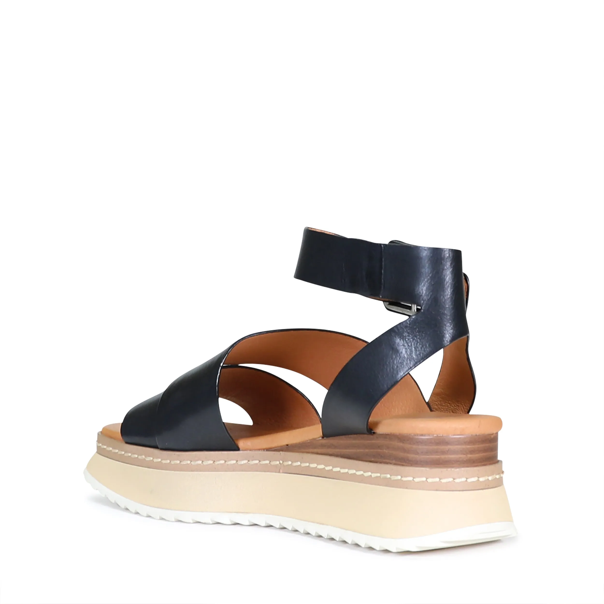 TONALITY LEATHER PLATFORM SANDAL