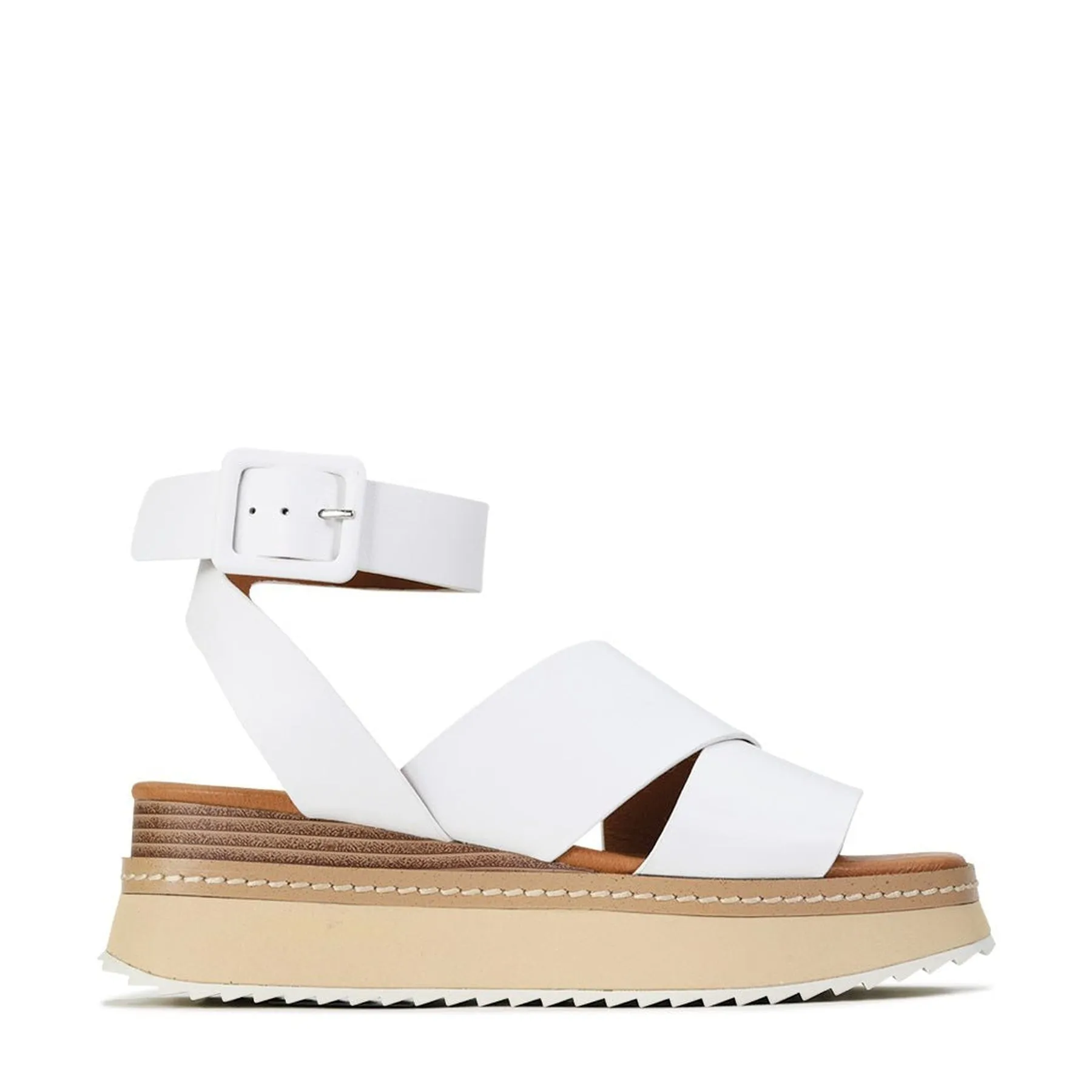 TONALITY LEATHER PLATFORM SANDAL