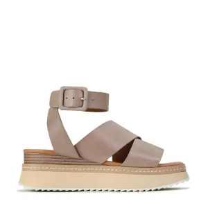 TONALITY LEATHER PLATFORM SANDAL