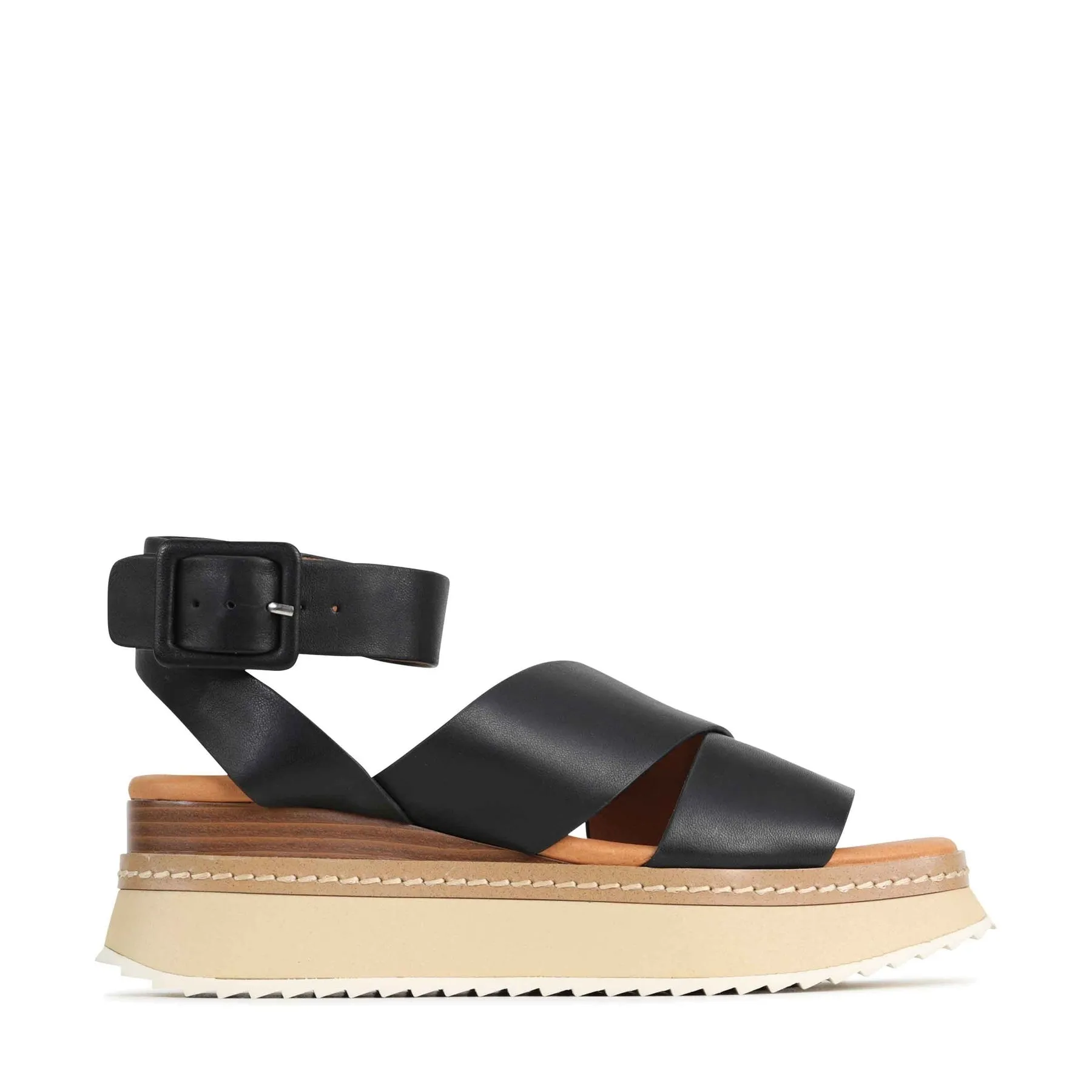 TONALITY LEATHER PLATFORM SANDAL