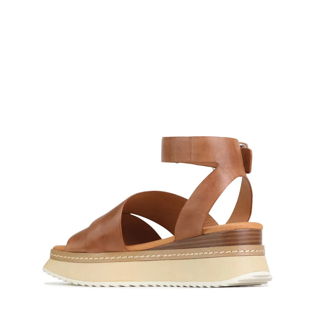 TONALITY LEATHER PLATFORM SANDAL