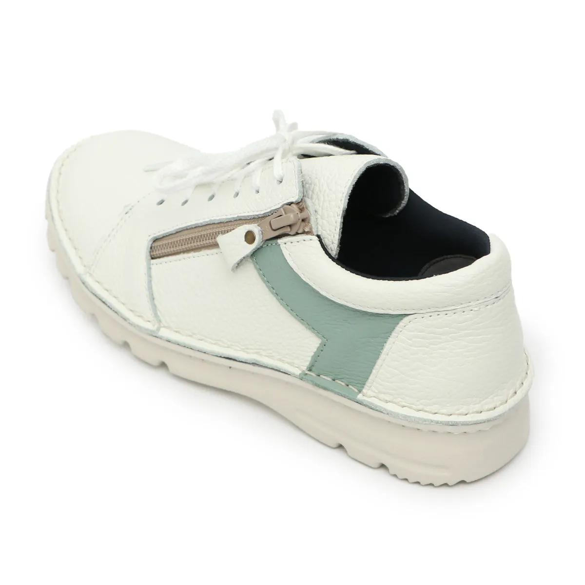 Tsubasa White combi Ultra Light Wide Fit Sneakers