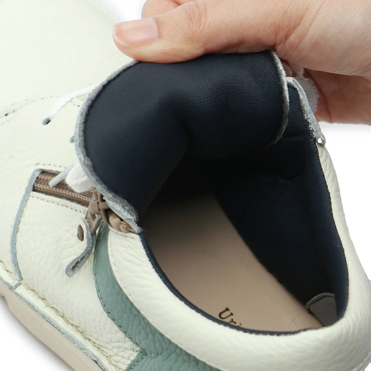 Tsubasa White combi Ultra Light Wide Fit Sneakers