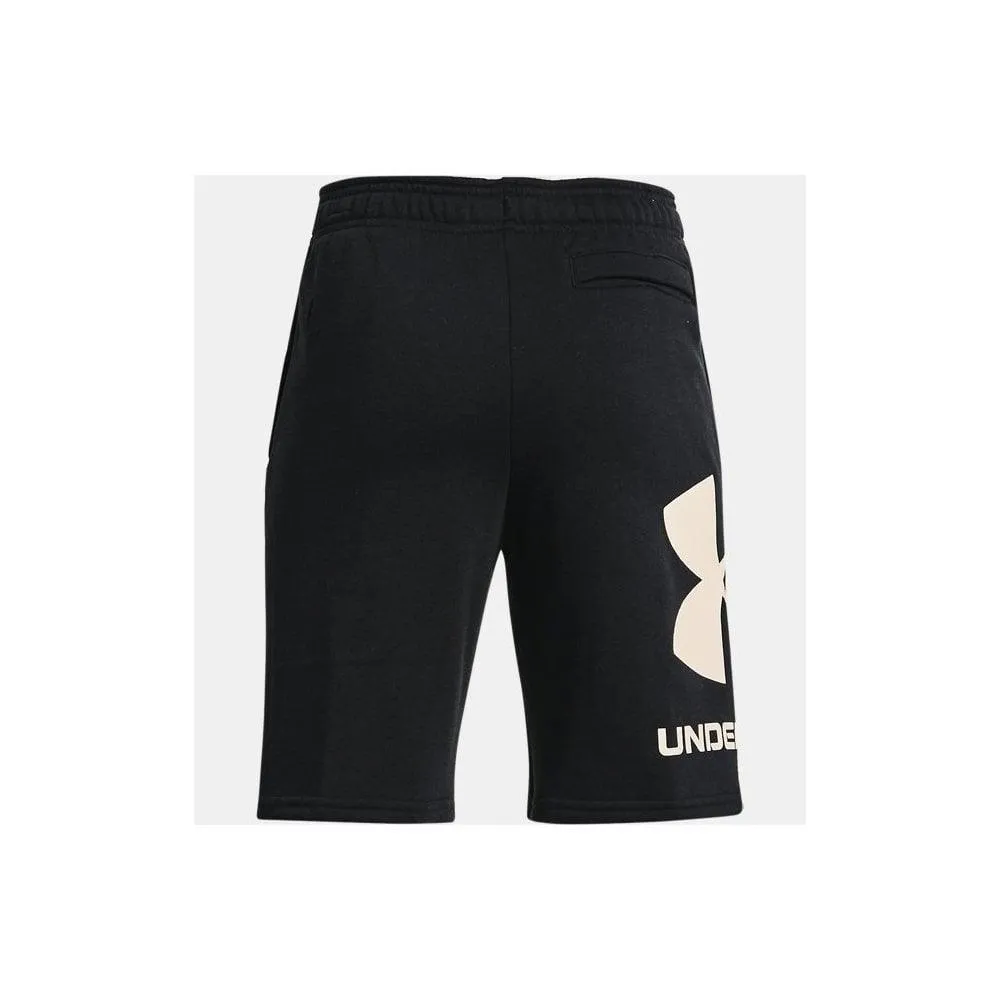Under Armour Boys UA Rival Fleece Big Logo Shorts Black