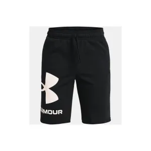 Under Armour Boys UA Rival Fleece Big Logo Shorts Black