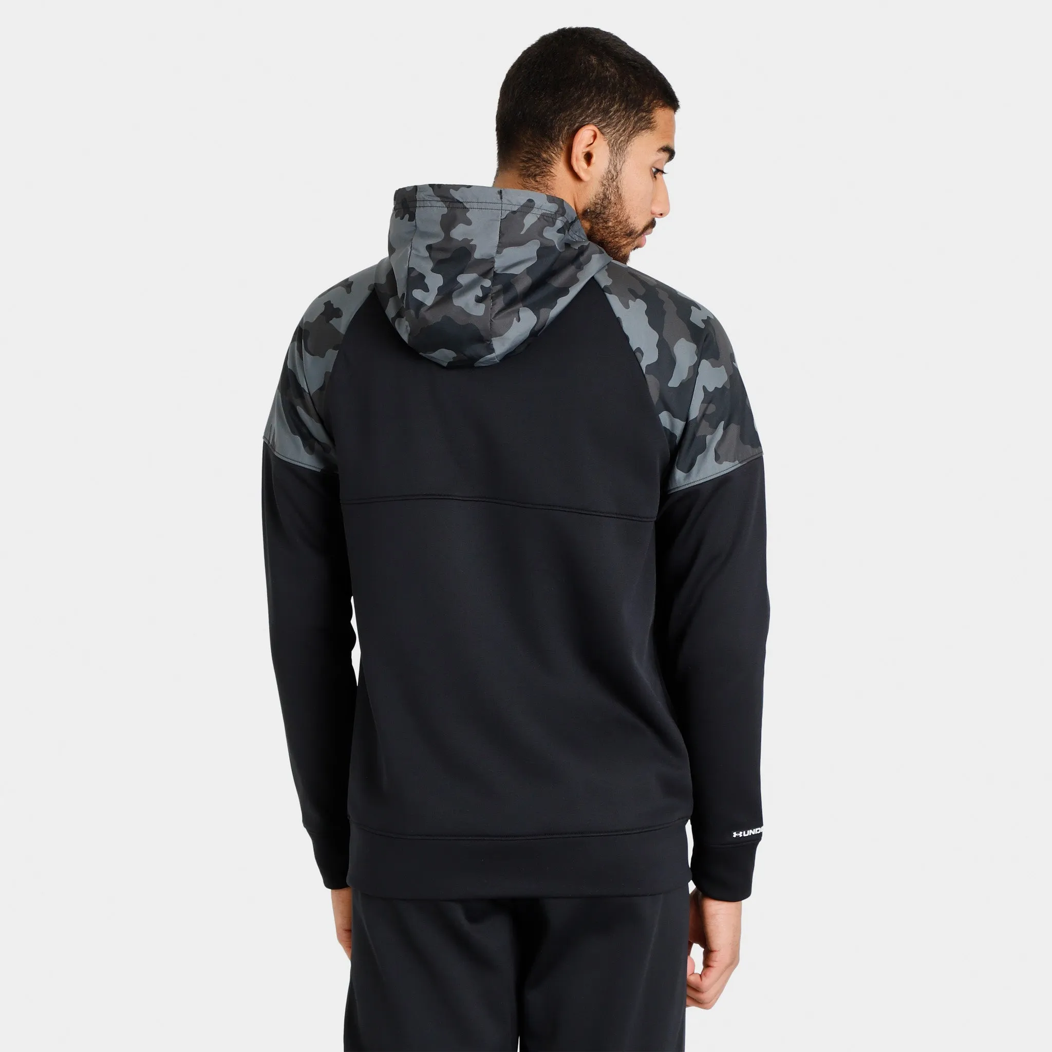 Under Armour JD Armour Fleece� Full Zip Prtd Hoodie Black / Pitch Gray