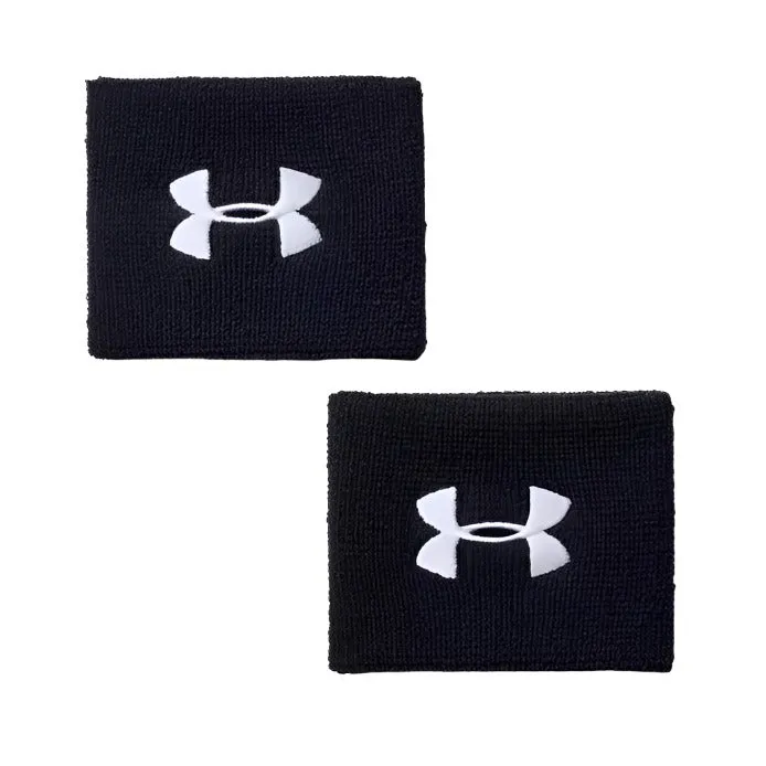 Under Armour Unisex 3" Performance Wristbands Black
