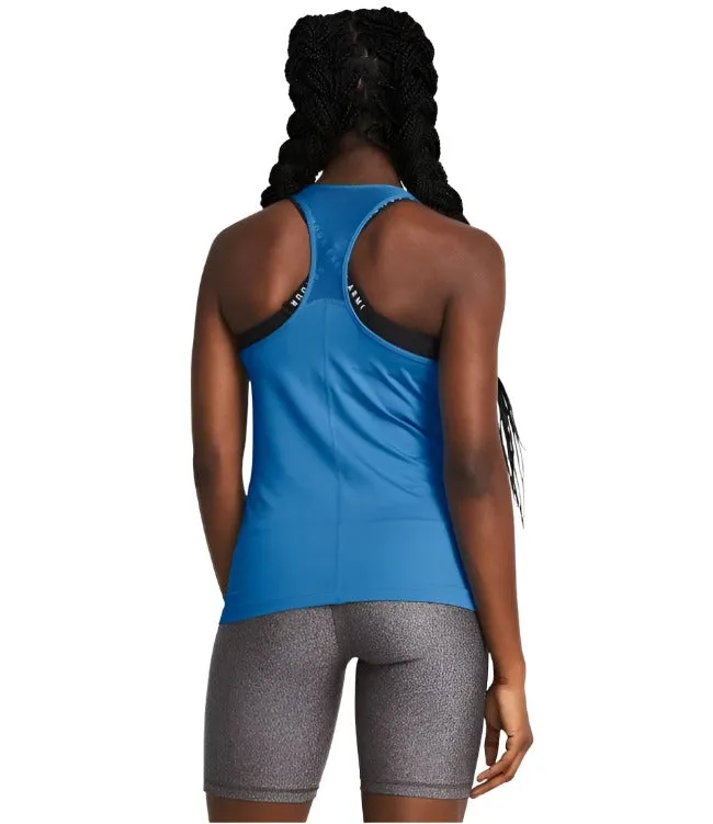 Under Armour Womens Heatgear Racer Tank Viral Blue