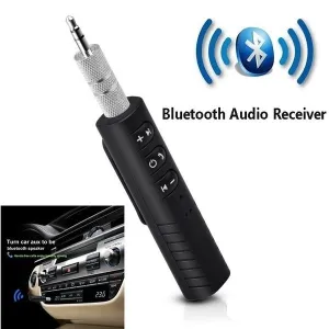 Universal 3.5mm Bluetooth Audio Wireless Receiver with Microphone for DIY/ Home/ Cars