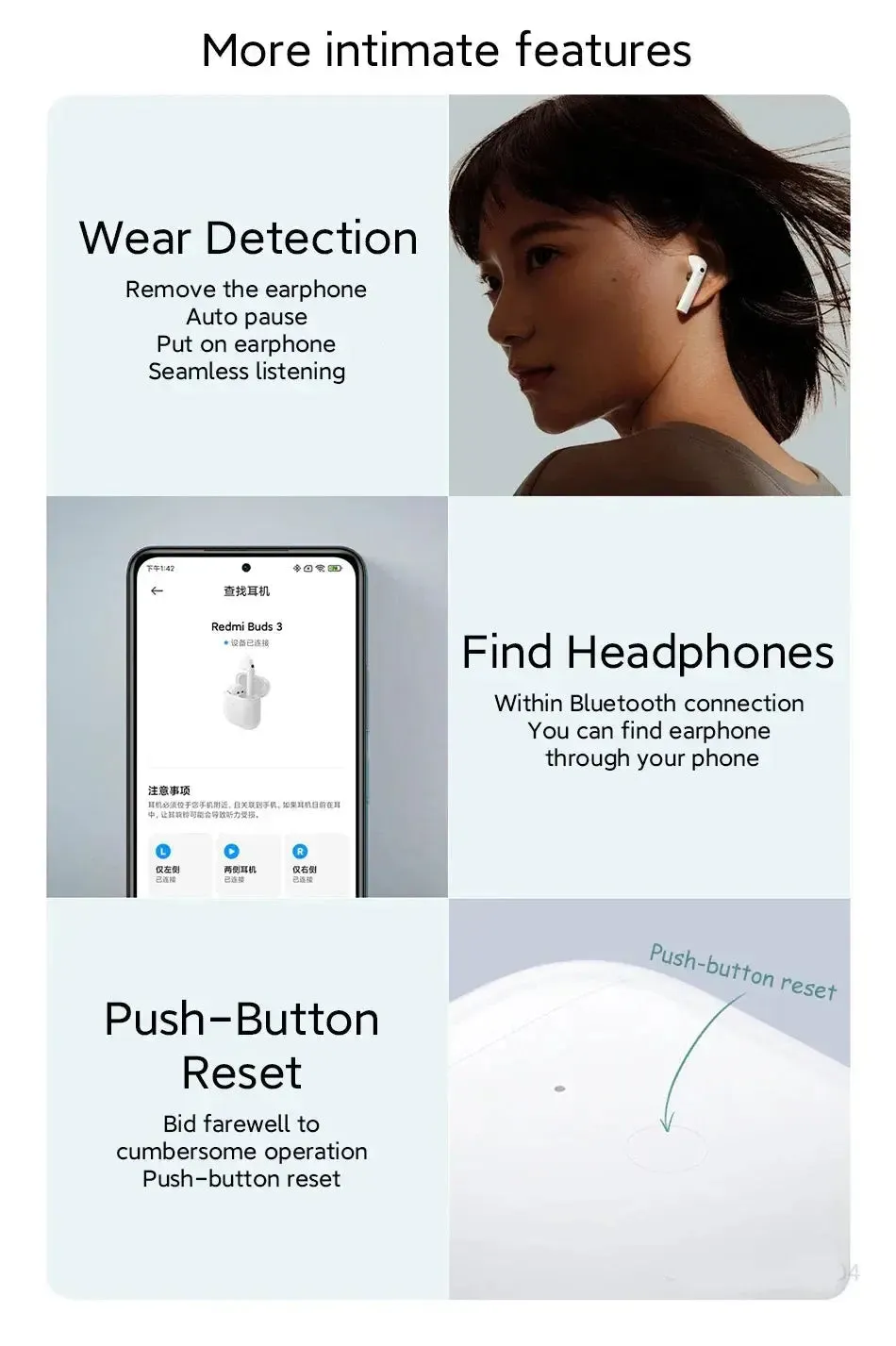 Xiaomi Buds 3 TWS Wireless Headphones Sports Waterproof Headset Noise Reduction Earbuds With Mic Stereo Sound Quality Earphones